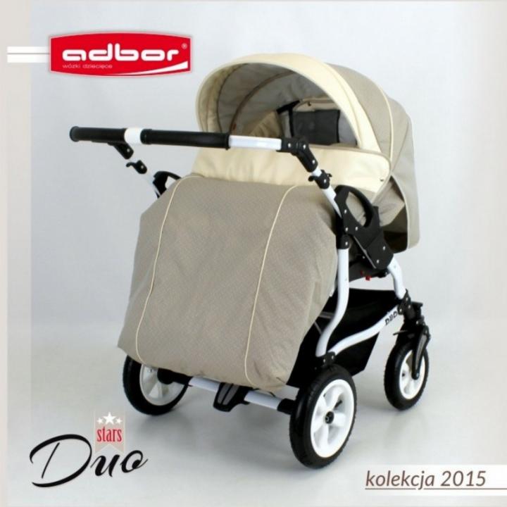 Duo stars adbor twin pram sale